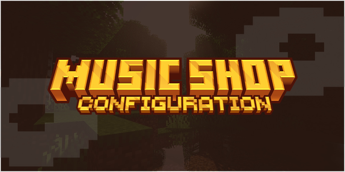 Music Shop configuration banner