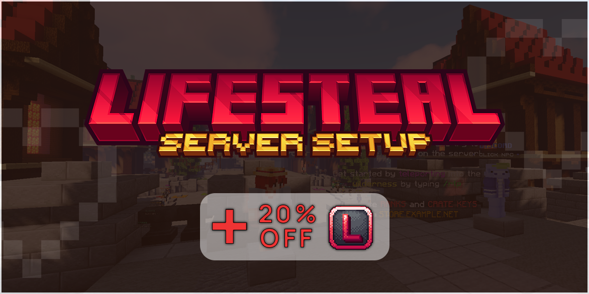 Lifesteal server setup banner