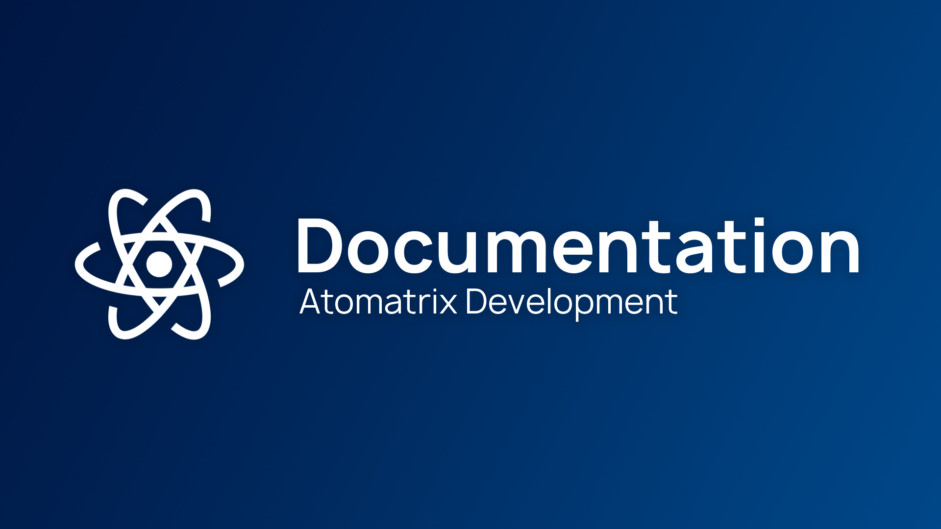 Atomatrix documentation cover banner