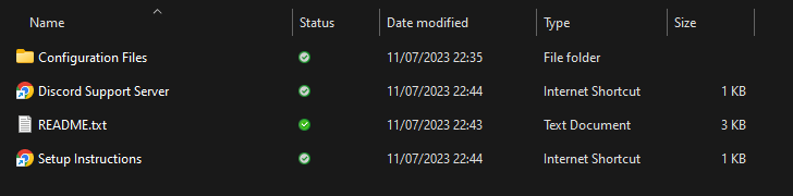 The extracted Simple Prestiges files inside the server's plugins folder