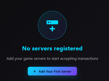 Adding your server in the MinePay dashboard