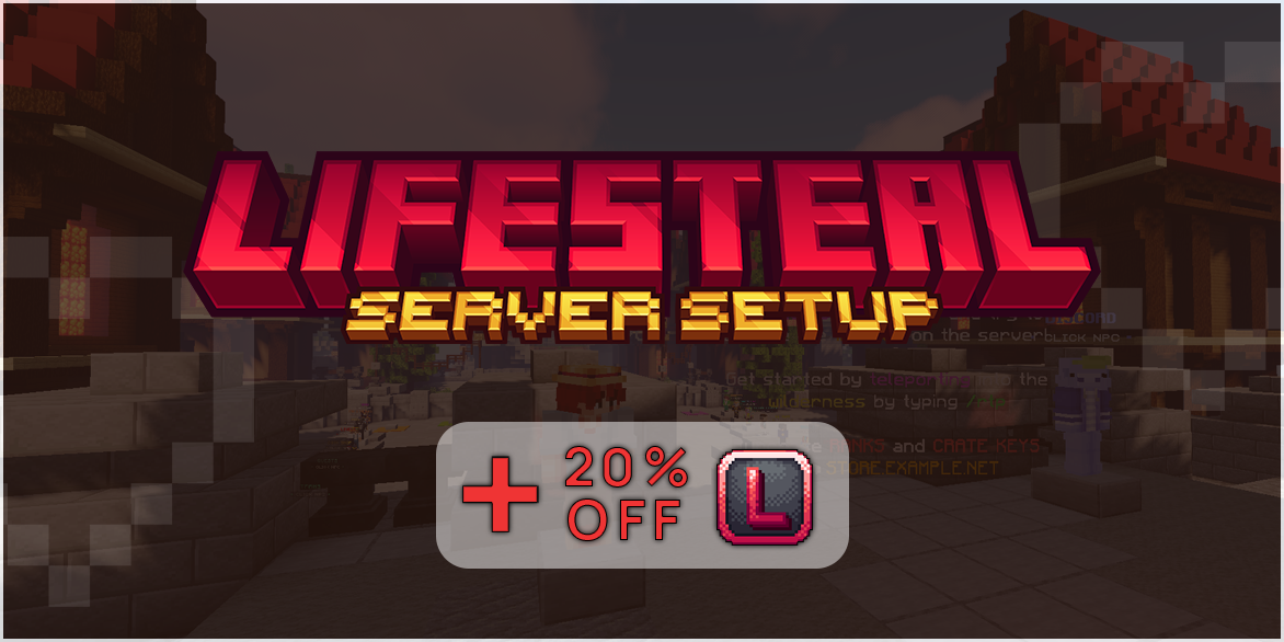 LIFESTEAL - Premium Server Setup Banner