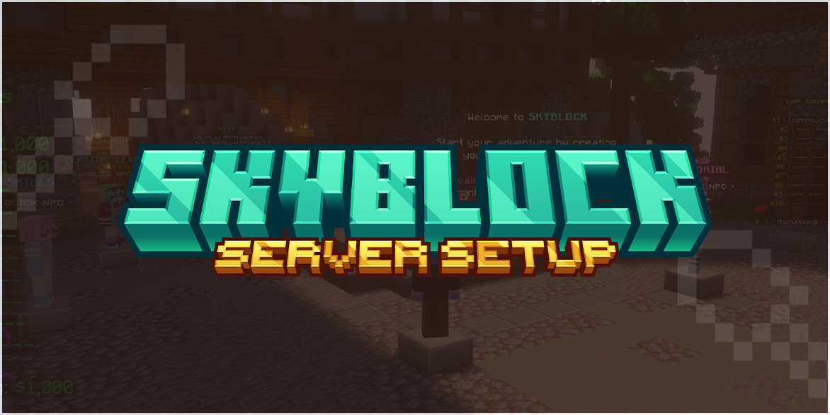 SKYBLOCK - Premium Server Setup Banner