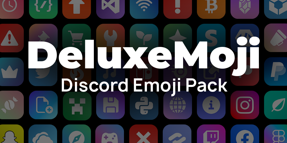 DeluxeMoji - Discord Emoji Pack Banner