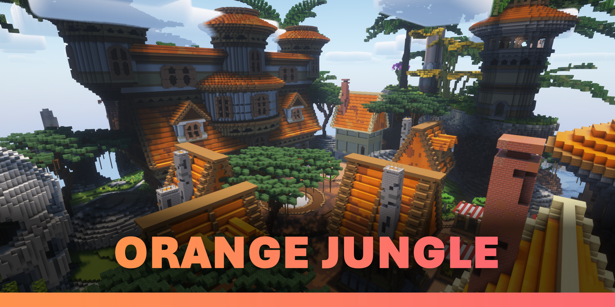 Orange Jungle - Premium Server Spawn Banner