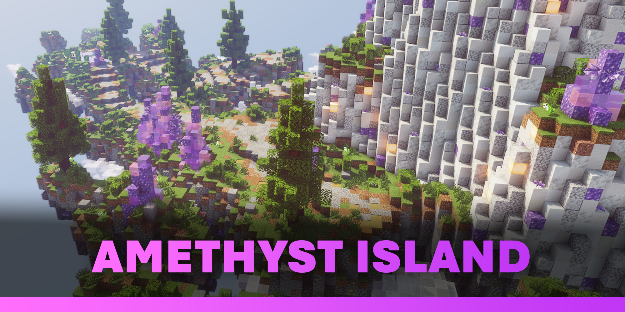 Amethyst Island - Premium Server Spawn Banner