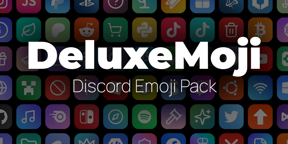 DeluxeMoji - Discord Emoji Pack (WITH Photoshop Source File) Banner